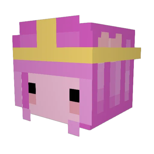 JustNadiaa Minecraft avatar head, 3D render