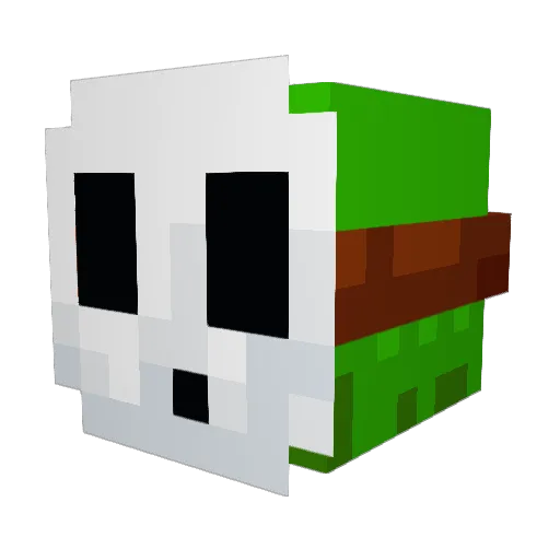JustNene Minecraft avatar head, 3D render