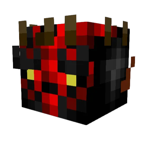 JustNexa411 Minecraft avatar head, 3D render