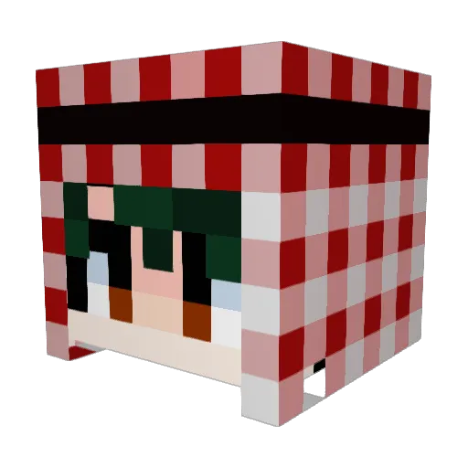 JustOoomar Minecraft avatar head, 3D render