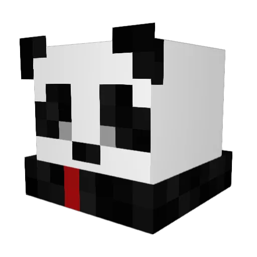 JustOopsie Minecraft avatar head, 3D render