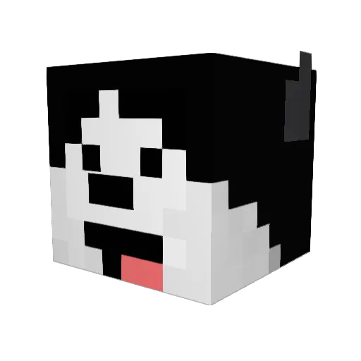 JustPaddy Minecraft avatar head, 3D render