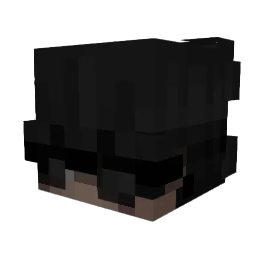 JustPrints Minecraft avatar head, 3D render