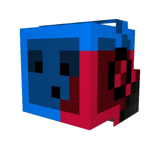 JustRadChippy Minecraft avatar head, 3D render