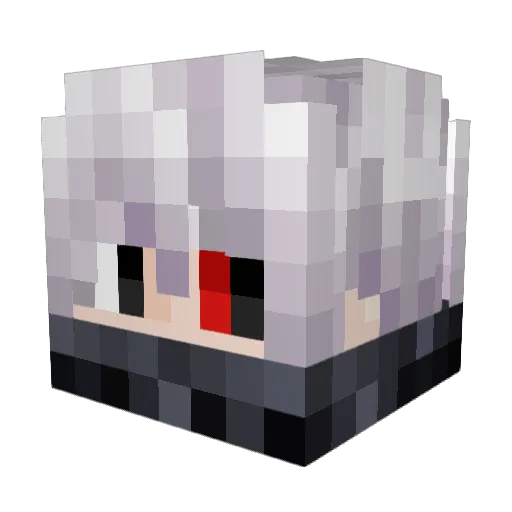 JustRoad Minecraft avatar head, 3D render