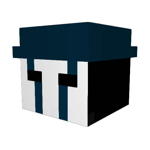 JustSaM7aN Minecraft avatar head, 3D render