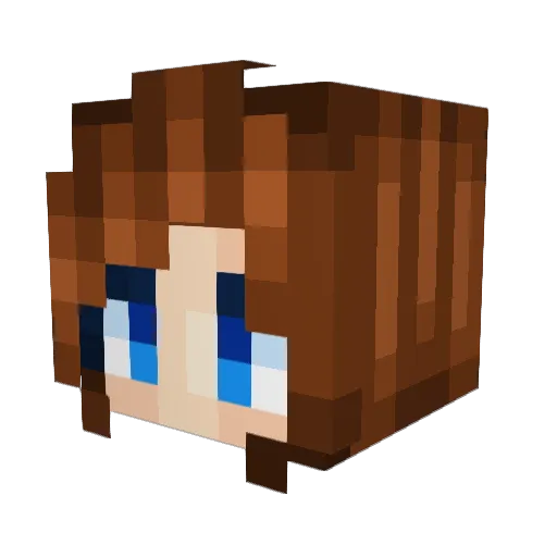 JustSabi Minecraft avatar head, 3D render
