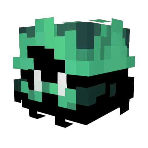 JustSamual Minecraft avatar head, 3D render