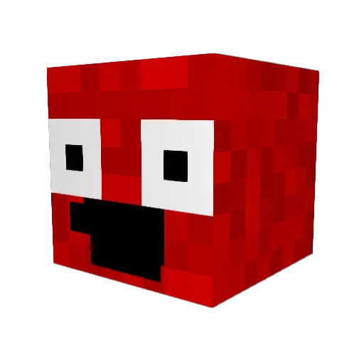 JustSayJenna Minecraft avatar head, 3D render