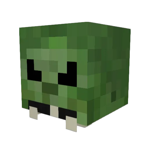 JustShyy Minecraft avatar head, 3D render