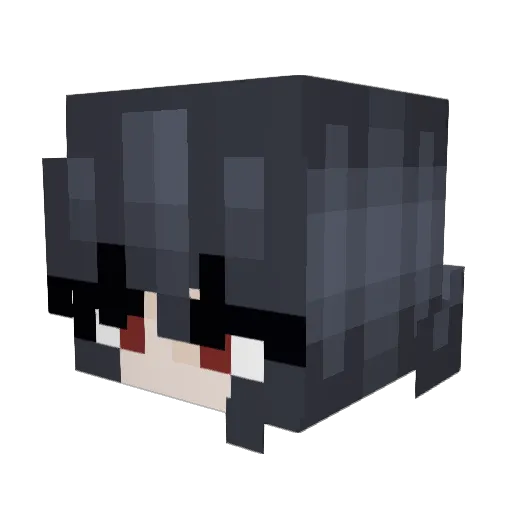 JustSlush77 Minecraft avatar head, 3D render