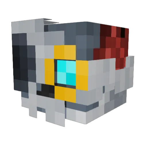 JustSomeOtter Minecraft avatar head, 3D render