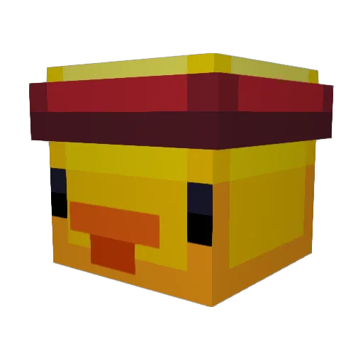 JustSomeWaffle Minecraft avatar head, 3D render