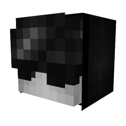 JustSoufGames Minecraft avatar head, 3D render