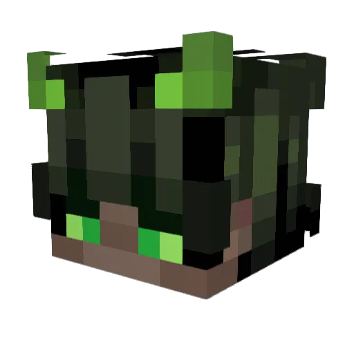 JustSwipy Minecraft avatar head, 3D render