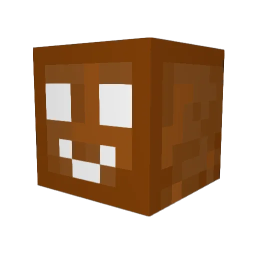 JustThaDaniel Minecraft avatar head, 3D render