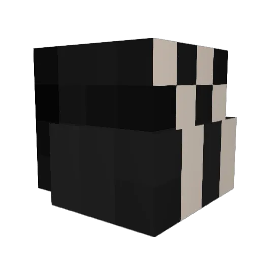 JustTransGirl Minecraft avatar head, 3D render