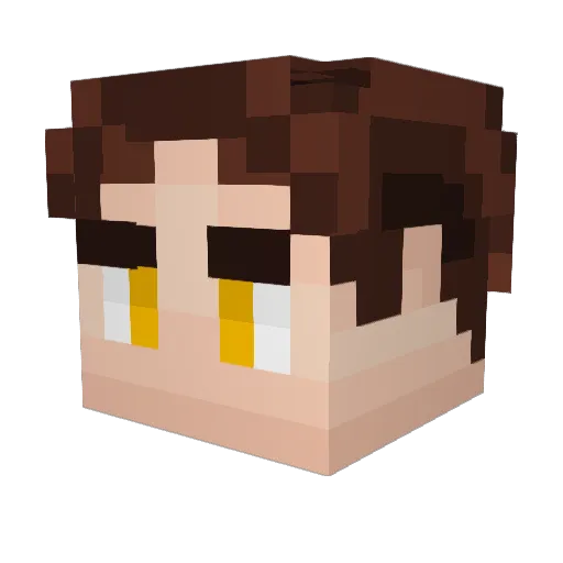 JustUnderGr0und Minecraft avatar head, 3D render