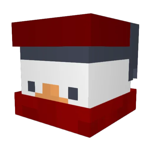 JustWayne Minecraft avatar head, 3D render