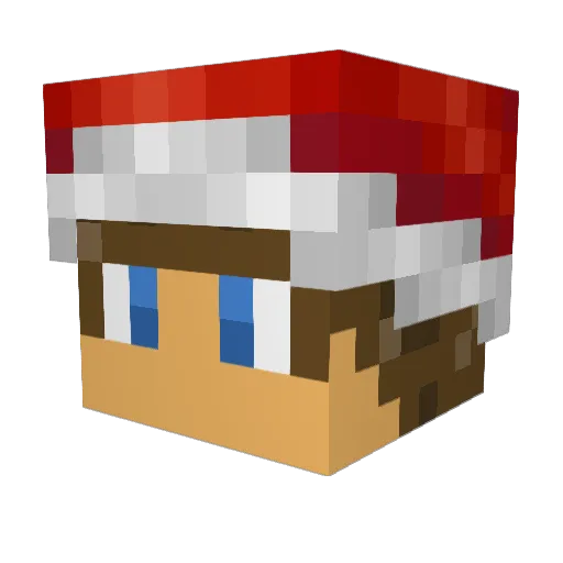 JustWietze Minecraft avatar head, 3D render