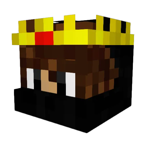 JustWoetroe Minecraft avatar head, 3D render