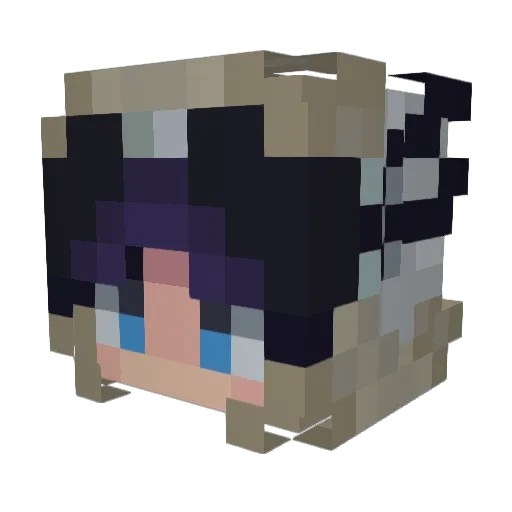 JustYeehaw Minecraft avatar head, 3D render