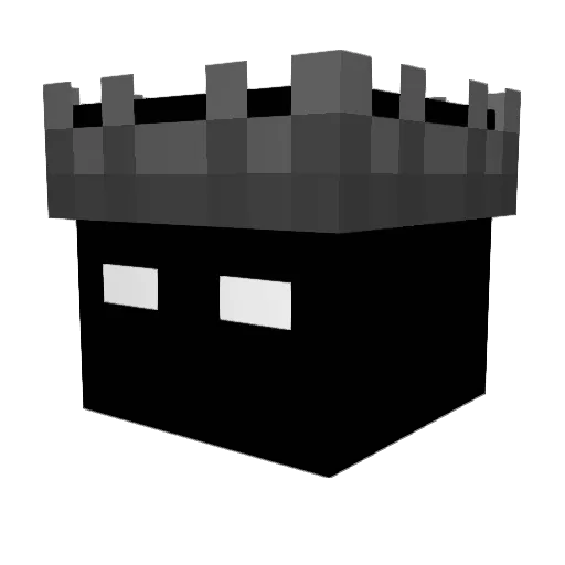JustYoucef1 Minecraft avatar head, 3D render