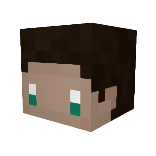 JustZachN Minecraft avatar head, 3D render