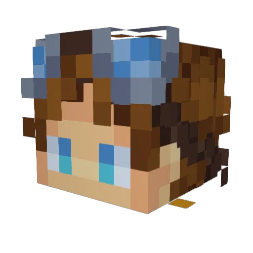 JustZyKo Minecraft avatar head, 3D render