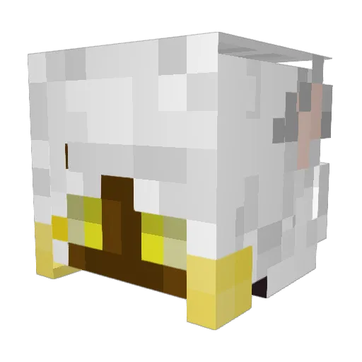 Just_A_Small_Fox Minecraft avatar head, 3D render