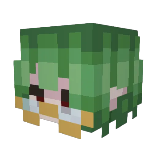 Just_Ashley_26 Minecraft avatar head, 3D render