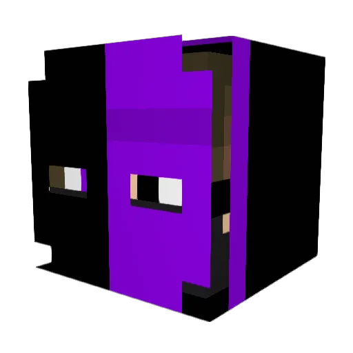 Just_Avoid Minecraft avatar head, 3D render