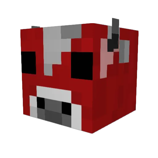 Just_Gaza Minecraft avatar head, 3D render