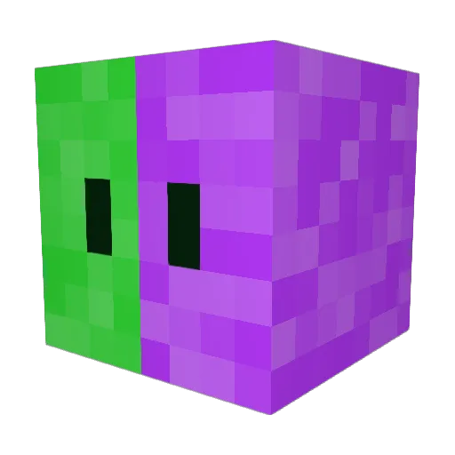 Just_Inchan Minecraft avatar head, 3D render