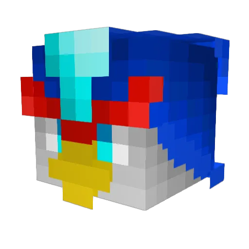 Just_JGL105 Minecraft avatar head, 3D render