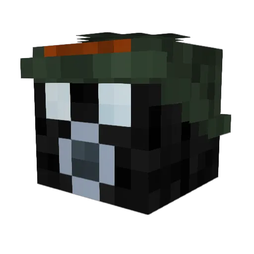 Just_Jude_lol Minecraft avatar head, 3D render