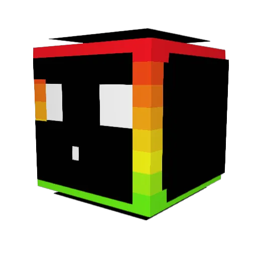 Just_Karasu_ Minecraft avatar head, 3D render