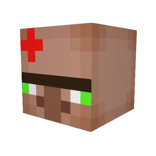 Just_Kyle Minecraft avatar head, 3D render