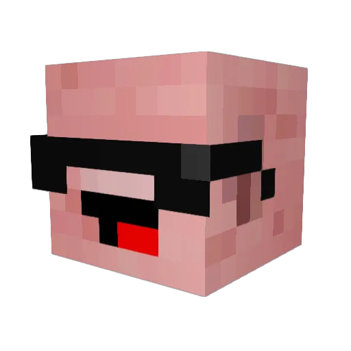 Just_Nik_ALT_14 Minecraft avatar head, 3D render