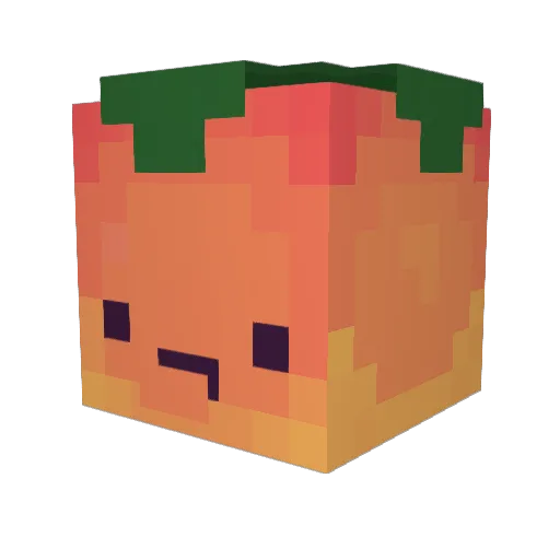 Just_Noraa Minecraft avatar head, 3D render