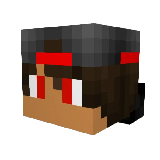 Just_Oli4 Minecraft avatar head, 3D render