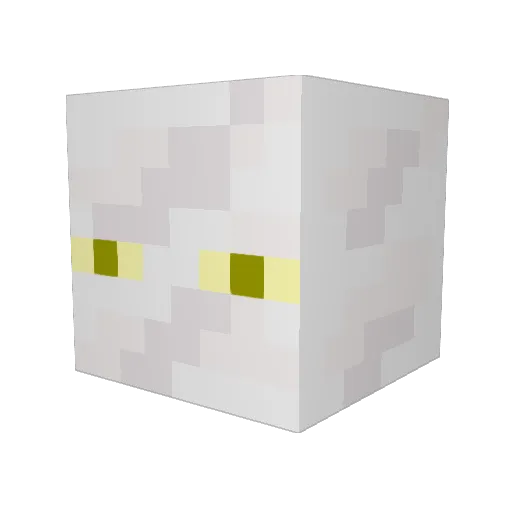Just_in_Key Minecraft avatar head, 3D render