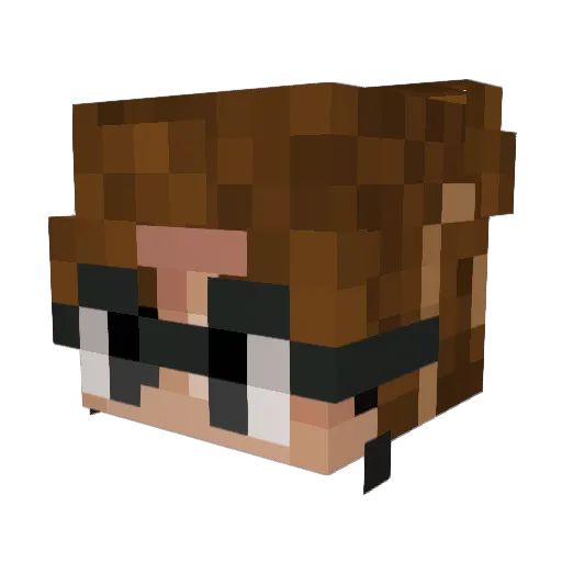Just_ina_corner Minecraft avatar head, 3D render