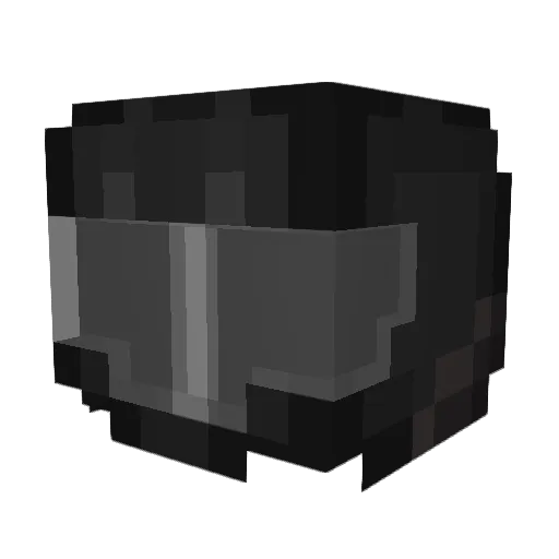 JustaGeo Minecraft avatar head, 3D render