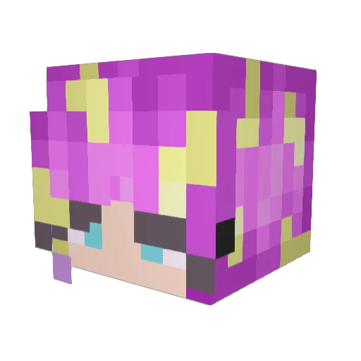 Justanumber0 Minecraft avatar head, 3D render