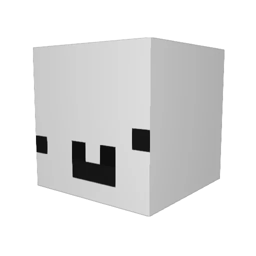 JustcallmeDUL Minecraft avatar head, 3D render