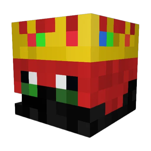 Justchilln69 Minecraft avatar head, 3D render