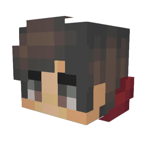 Juste_Yanis Minecraft avatar head, 3D render