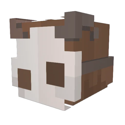 Justforest_ Minecraft avatar head, 3D render