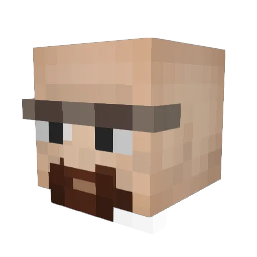 Justice4Joel Minecraft avatar head, 3D render
